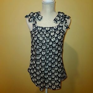 NWOT Zara Shoulder Tie Tank Top